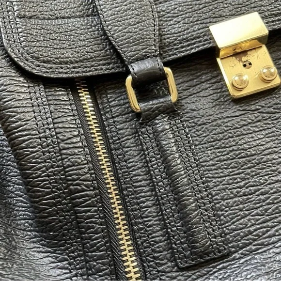 3.1 Phillip Lim Pashli Embossed Leather Crossbody Satchel - Picture 6 of 16